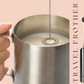 Milk Frother Handheld, Battery Operated - Travel Coffee Frother or Milk Foamer